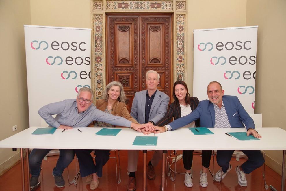 Four Horizon Europe projects lock arms to advance the EOSC Federation